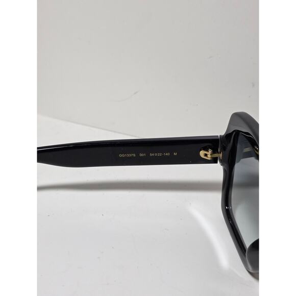 GUCCI GG 1337S Women\'s Black Square Frame GG Logo Sunglasses NWOT main image 5